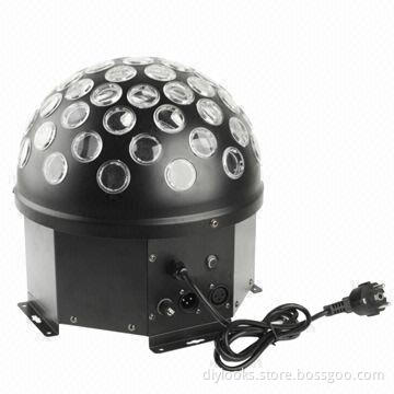 LED Ball Stage Light with 90-240V AC, 50/60Hz Power Supply, 15W Power Consumption
